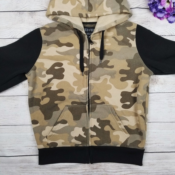 ❁Brown camouflage hoodie❁ - Picture 2 of 4